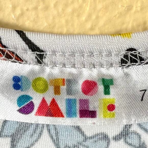 Dot Dot Smile Girls Floral Animal Twirl Dress Size 7 Fit & Flare - Picture 3 of 9